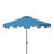 Outdoor UV Resistant Zimmerman 9 ft Crank Market Push Button Tilt Umbrella With Flap - Pacific Blue For Sale