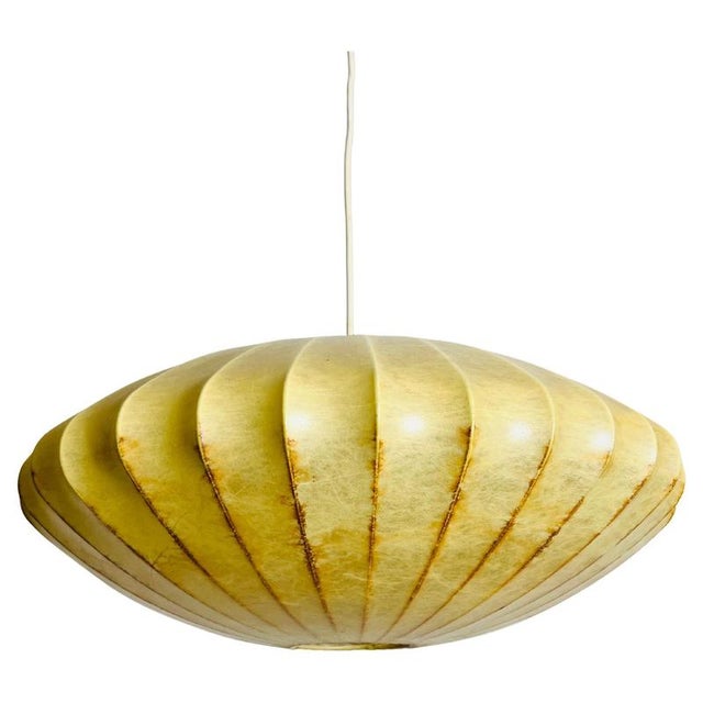 Mid-Century Modern Saucer Cocoon Pendant Lamp, 1960s For Sale - Image 15 of 15
