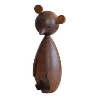 Dancing Bear Figurine by Karl Hagenauer, 1950s For Sale