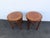 Lane Hollywood Regency Inlay Side End Tables a Pair 3739 For Sale - Image 17 of 18