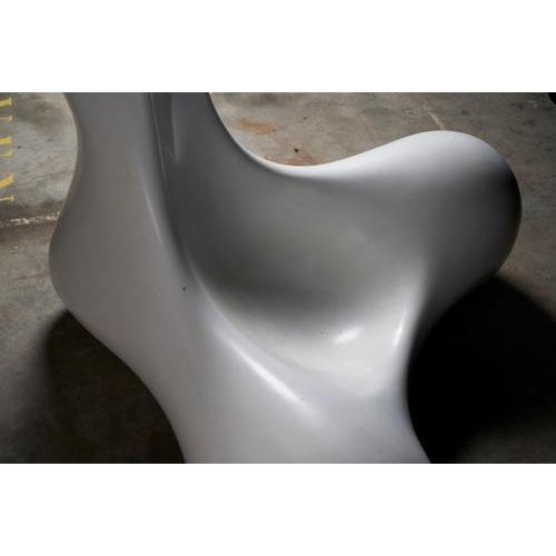 Kortekaas Chair in White Fiberglass, 1970 For Sale - Image 11 of 15