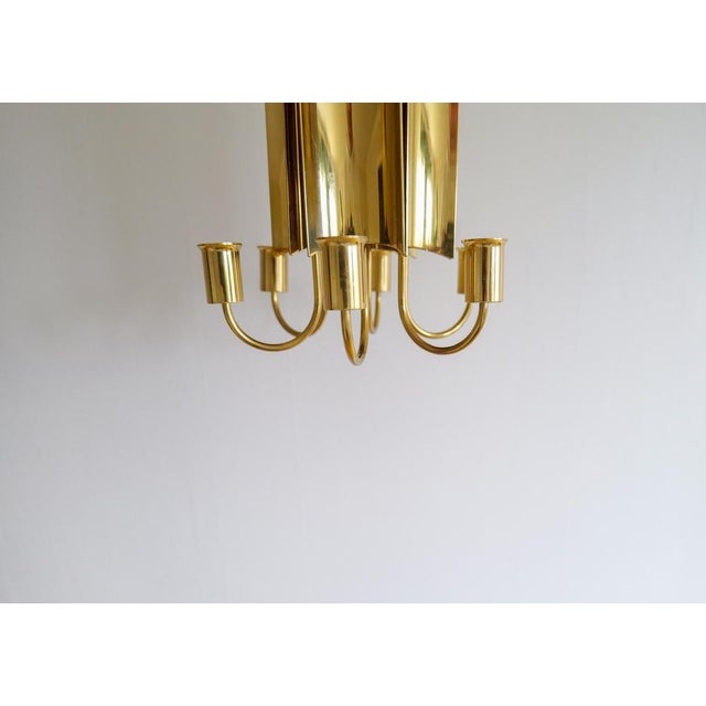 Reflex Pendant Light in Brass by Pierre Forssell for Skultuna, Sweden, 1960s For Sale - Image 6 of 18