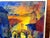 Orange Rare Original Signed Emille Lindenfeld (Hungary 1905-1986) Oil Painting For Sale - Image 8 of 12