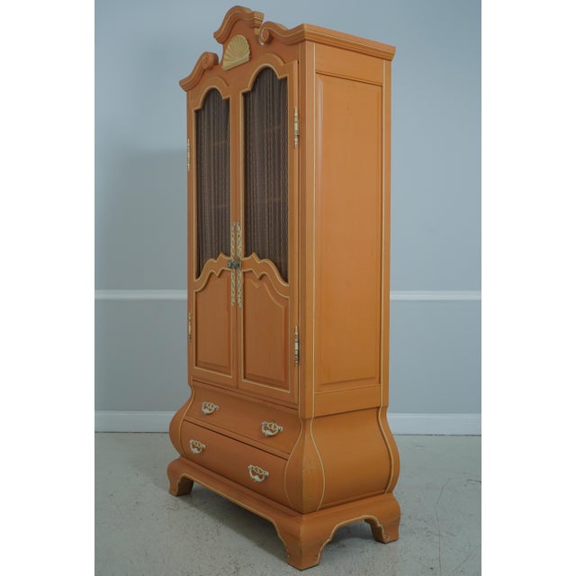 Age: Approx: 30 Years Old Details: Light Factory Distressing Wire Mesh Doors Dovetailed Drawer Construction Quality...