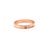 2020s Cartier 18ct Rose Gold C De Cartier Diamond Wedding Band Ring 0.03ct 4g, Size 7.5 For Sale - Image 5 of 6