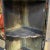 18th Century English Georgian Painted Pine Bowfront Hanging Corner Cabinet For Sale - Image 9 of 18