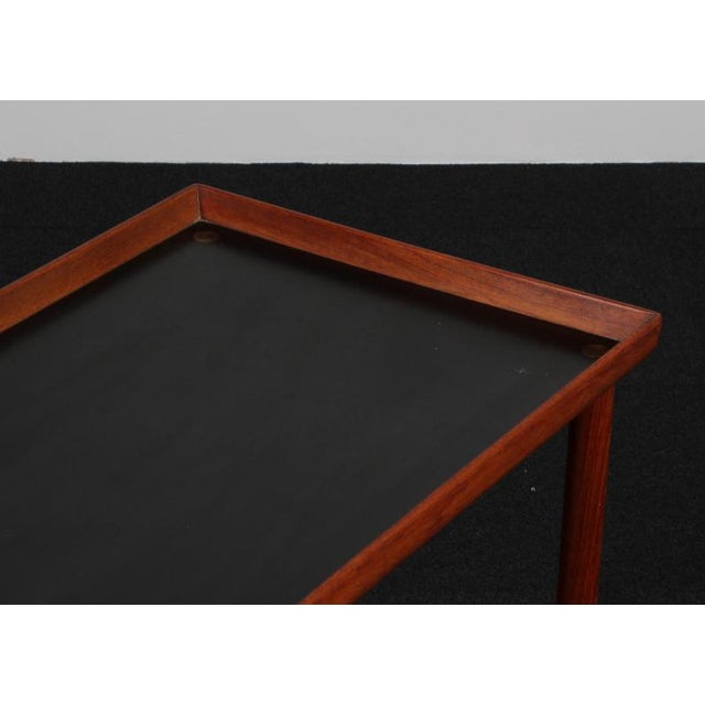 Bar Cart in Teak and Brass from Søborg Møbler, 1960s For Sale - Image 6 of 7