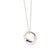 Tiffany and Co. Tiffany & Co. Sterling Silver Elsa Peretti Eternal Circle Pendant Necklace 4.11g For Sale - Image 4 of 7