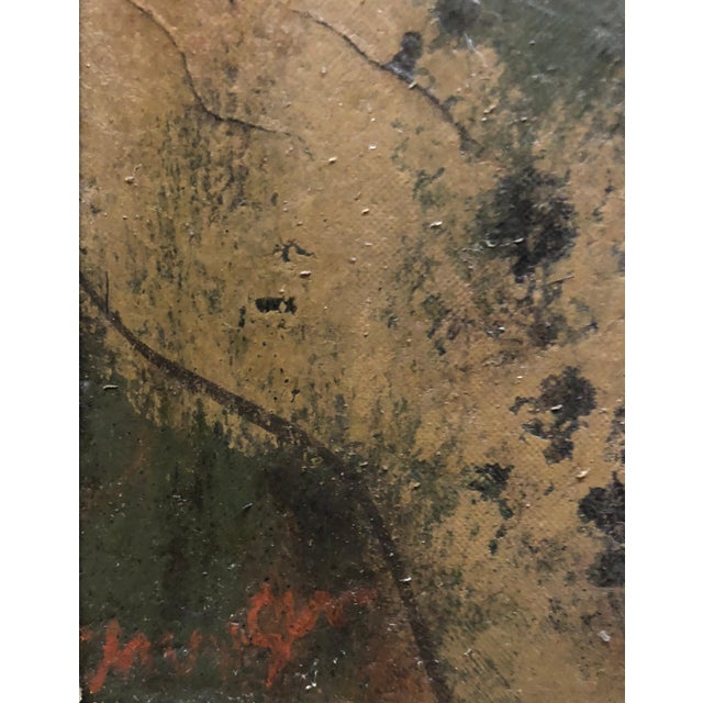 David Aronson, Modernist Encaustic Painting Portrait Boston Expressionist For Sale In Miami - Image 6 of 7