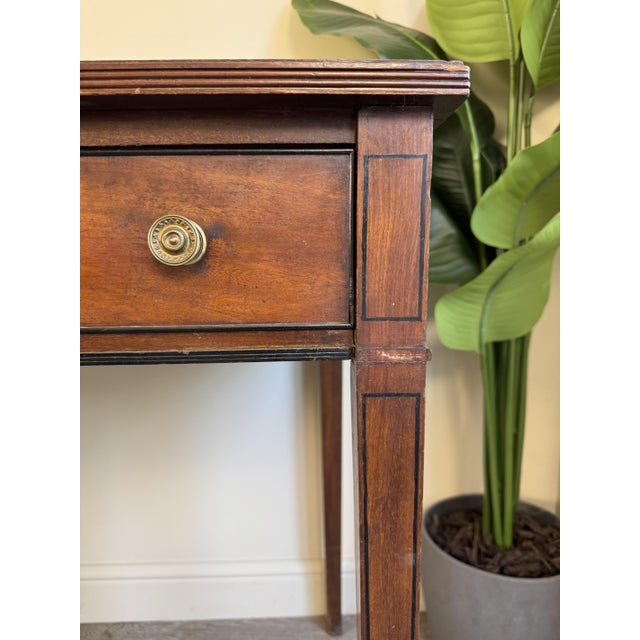 Vintage Mahogany Console Table with Drawers, 1950s For Sale - Image 6 of 12