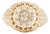 Antique Victorian 18k Yellow Gold 0.56ct Old Cut Diamond Cluster Engagement Ring, Size 5.5 For Sale