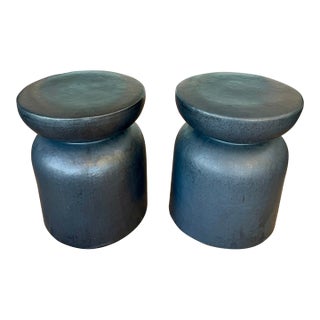 Outdoor Side Tables – Set of 2 | Sculptural Modern Design For Sale
