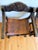 1950s Vintage Savonarola Chairs – Carved Wood & Leather Sling Seats (Pair) For Sale - Image 5 of 5