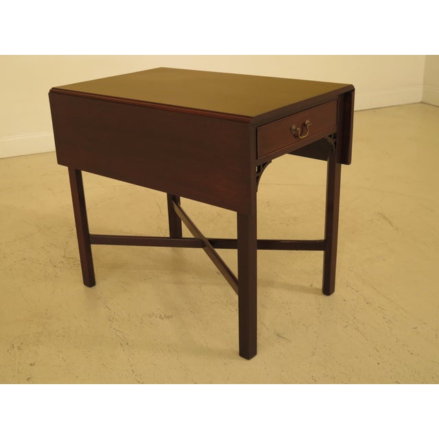 Kittinger Pembroke Chippendale Mahogany Table Chairish