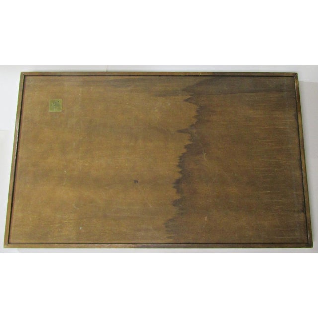 Extra Large Vintage Bombay Company Wooden Serving Tray For Sale - Image 11 of 11