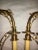 Louis XVI Style Harp Back Bronze Wall Sconces - A Pair For Sale - Image 4 of 10