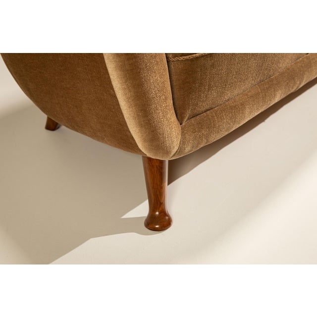 Three-Seater in Mohair from Berga Möbler, Sweden, 1940s For Sale - Image 10 of 13