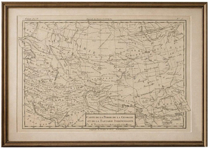 Antique Map of Georgia and Tartary, 1780