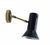 Black Metal and Brass Wall Lamp from Stilnovo, Italy, 1950s For Sale - Image 11 of 11