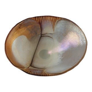 Iridescent Stretch Bowl — Robert Coleman (1989) For Sale