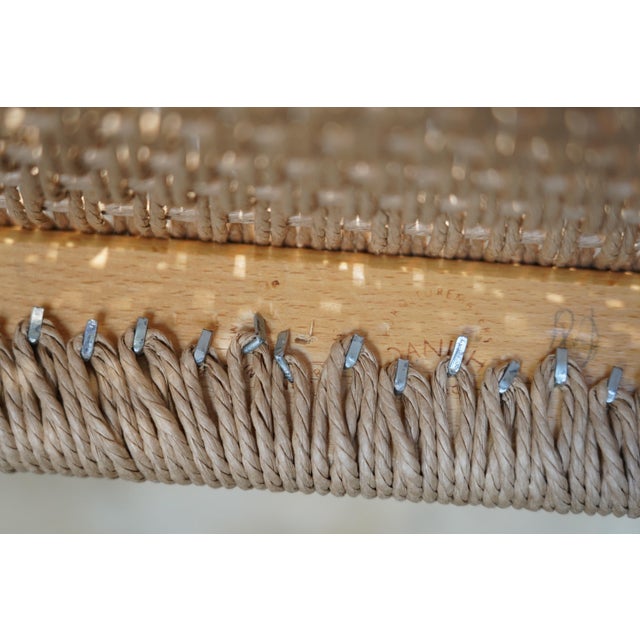 1960s Set of 6 Danish Modern Niels Otto Møller Rosewood Papercord Dining Chairs Models 57 & 77 For Sale - Image 16 of 17