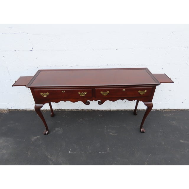 Statton Trutype Americana Long Narrow Library Console Entry Table 6391 For Sale - Image 13 of 18