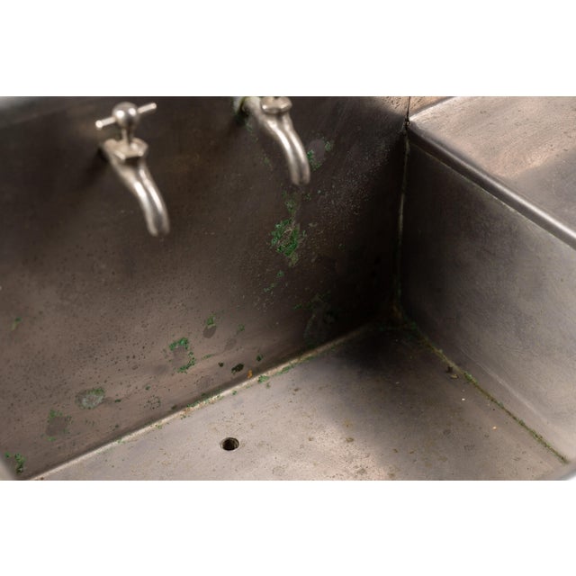 Vintage Salesman Sample Stainless Steel Sink For Sale In Chicago - Image 6 of 8