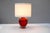 Red Crystal Glass Lamp by Börne Augustsson for Åseda For Sale - Image 11 of 14