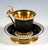 Rococo Viennese Imperial Marble and Gilt Porcelain Collecting Cup with Acanthus Relief, 1821, Set of 2 For Sale - Image 3 of 8