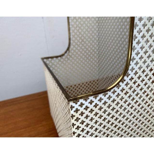 Mid-Century Perforated Metal Shelf, 1950s For Sale - Image 10 of 18