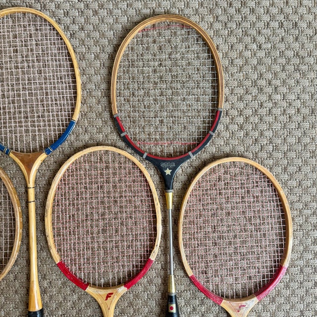 American 1980s Badminton Racquets - Set of 5 For Sale - Image 3 of 6