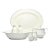 Noritake “Chandon, Platinum” Bone China Dinnerware Hostess Set - 7 pcs For Sale