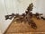 Metal Antique French Iron Candelabra, Grapes and Wheat Motif For Sale - Image 7 of 16