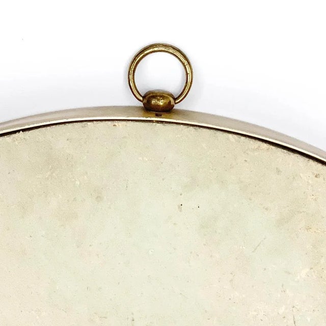 Mid-Century Italian Golden Aluminum Mirror by Sergio Mazza for Artemide, 1960s For Sale - Image 15 of 18