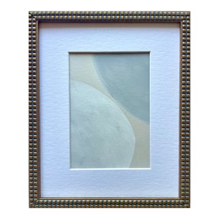 2025 "Nuvola" Abstract Minimalist Painting on Paper by Artist r.k. Red For Sale