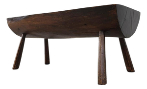 Brutalist Wooden Coffee Table, 1960s