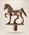 Vintage Solid Brass Prancing Horse Water Faucet Handle and Valve Spigot Manufacturer Hallmark Stamp For Sale In Seattle - Image 6 of 9