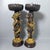 1990s Pair of Gilt Bronze Dragon Candlesticks, Lotus Top Candle Holders, Chinoiserie Altar Decor For Sale - Image 5 of 9