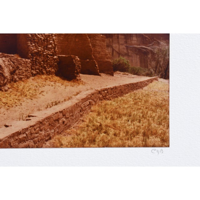 Contemporary "Canyon De Chelle" #3 - Anasazi Ruins and Desert Landscape Photograph For Sale - Image 3 of 6