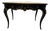 Louis XV Style Console Table in Blackened Wood For Sale
