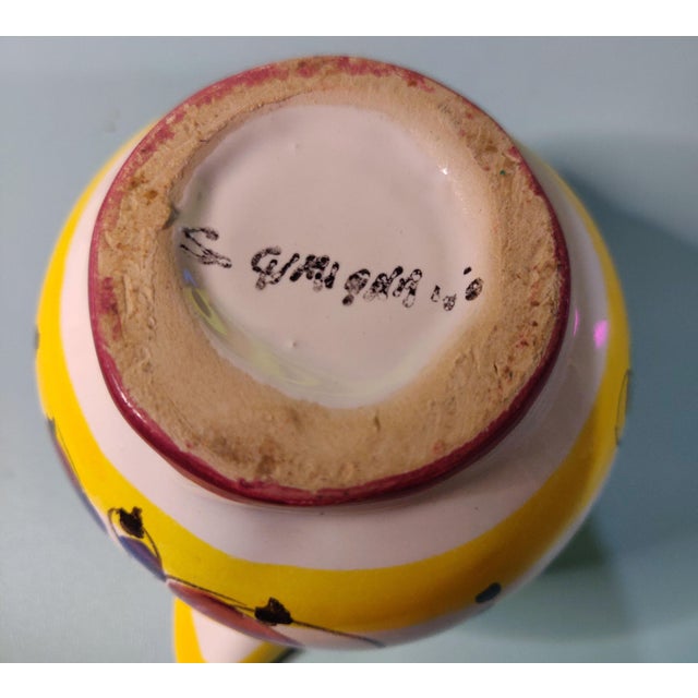 Mid 20th Century Attributed to Deruta San Gimignano Creamer Pitcher For Sale - Image 11 of 11