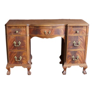 Antique English Style Writing Desk For Sale
