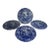 Vintage Set of 4 Authentic Spode Blue Italian Bread & Butter Plate England c.1950s For Sale