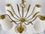 Vintage Pendant Light in Brass with Silk Shades by Josef Frank, 1955 For Sale - Image 3 of 17