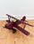 Large Vintage Handmade Wooden Airplane Model Biplane, 1930s For Sale - Image 4 of 18