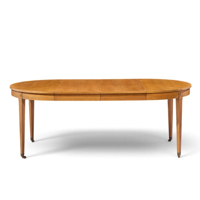 Baker Milling Road Walnut Expanding Dining Table with 2 Leaves This table measures: 42 wide x 42 deep x 29 inches high,...