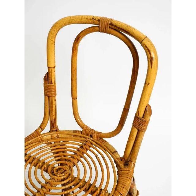 Wood Italian Bamboo Chairs, 1960s, Set of 2 For Sale - Image 7 of 18