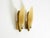 Mid-Century Modern Mid-Century Modern Brass Wall Lamps with Fiberglass Shades, 1950s, Set of 2 For Sale - Image 3 of 18
