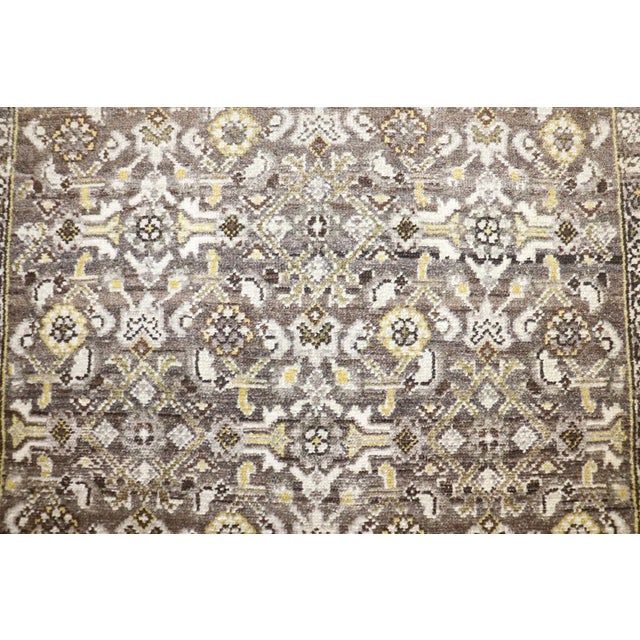 Persian Malayer Wide Long Runner rug no.j4467 For Sale - Image 9 of 10
