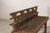 Antique Chinese Rustic Wood Bench with Carved Openwork Back For Sale - Image 14 of 14